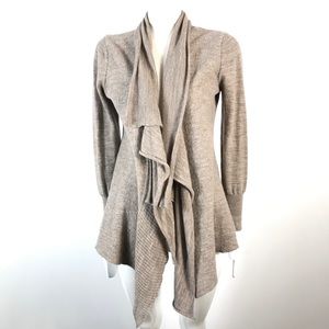 Sparrow ruffled sweater cardigan wool